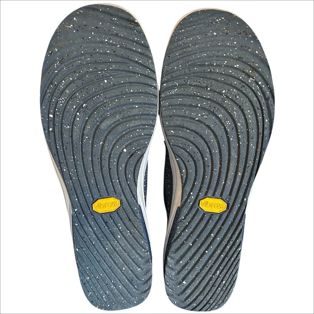 Merrell Gridway Loafer Mens 10.5 Gray Casual Lace Up Deck Shoes Boat Knit Vibram